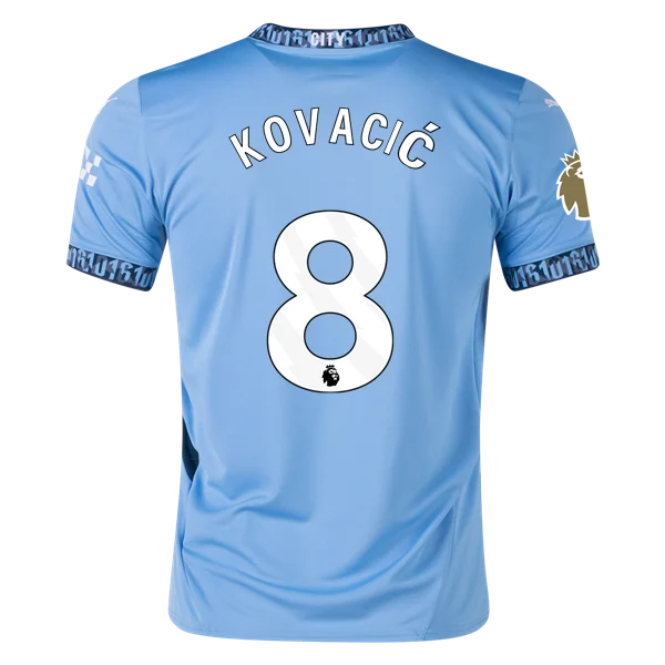 Men's Replica Kovacic Manchester City Home Jersey 24/25