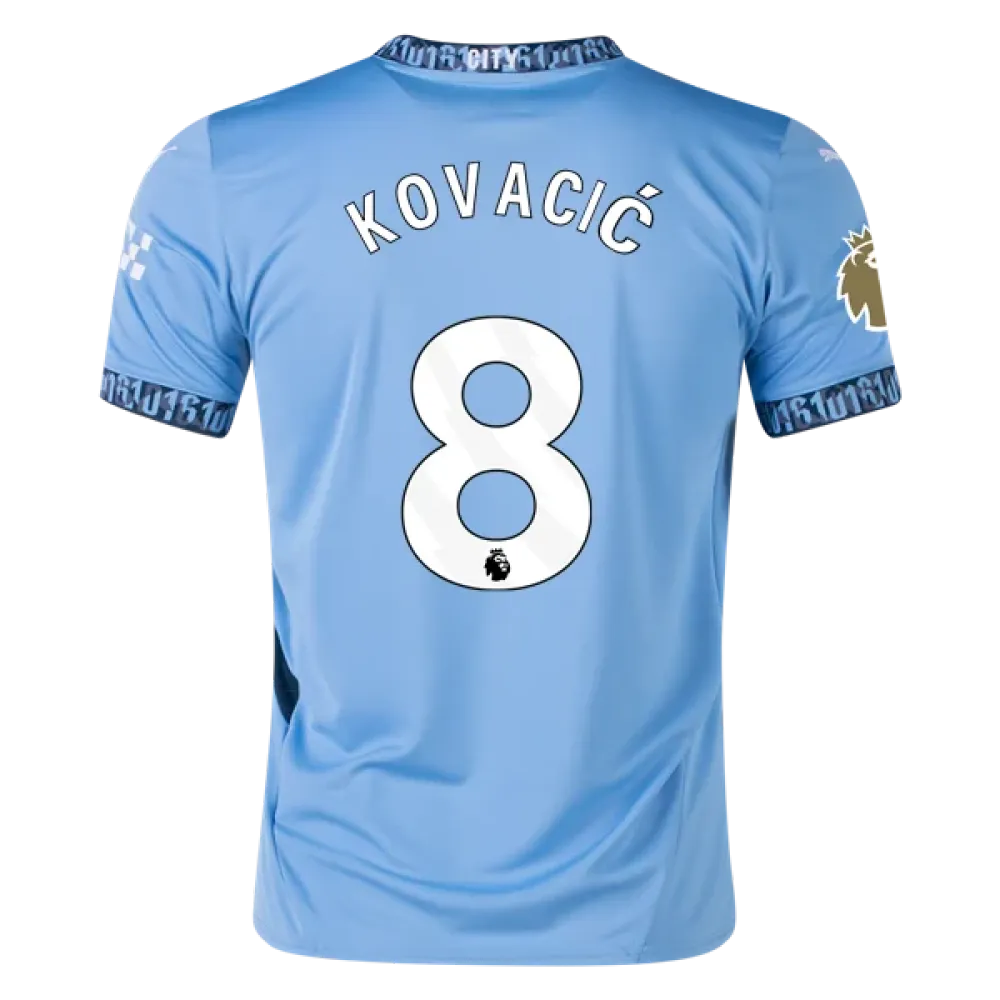 Men's Replica Kovacic Manchester City Home Jersey 24/25