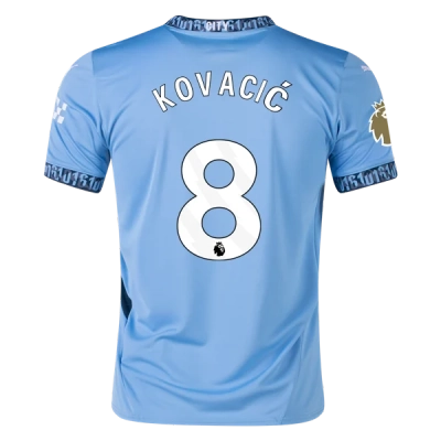 Men's Replica Kovacic Manchester City Home Jersey 24/25 01