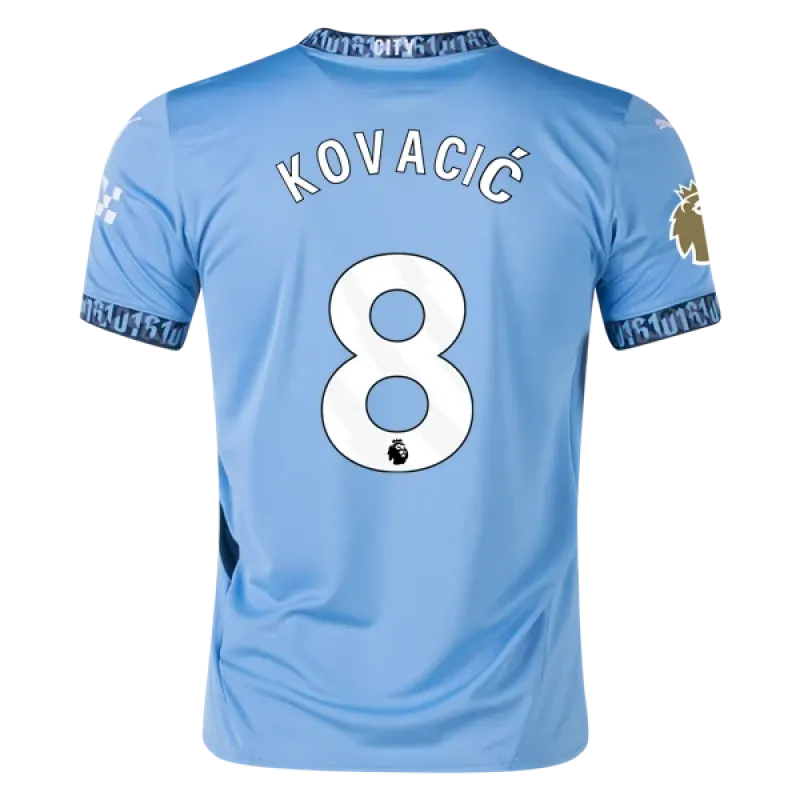 Men's Replica Kovacic Manchester City Home Jersey 24/25
