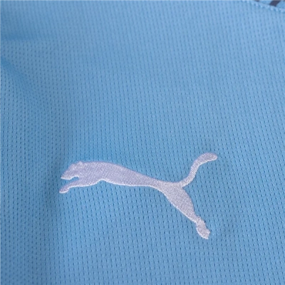 Men's Replica Manchester City Long Sleeve Home Jersey 24/25 02