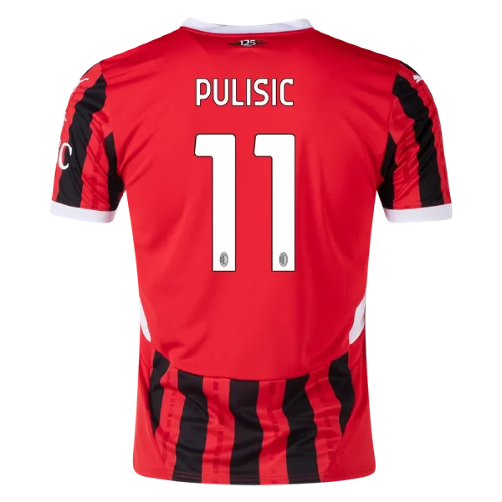 Men's Replica Pulisic AC Milan Home Jersey 24/25