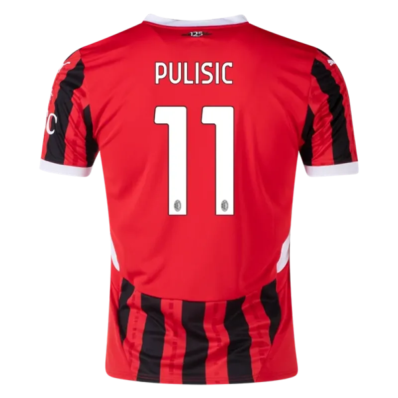 Men's Replica Pulisic AC Milan Home Jersey 24/25