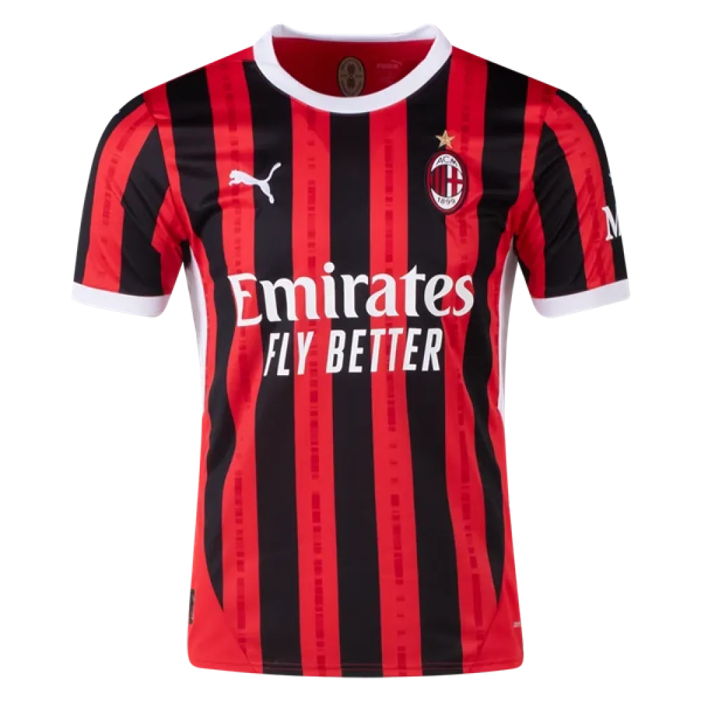 Men's Replica Pulisic AC Milan Home Jersey 24/25