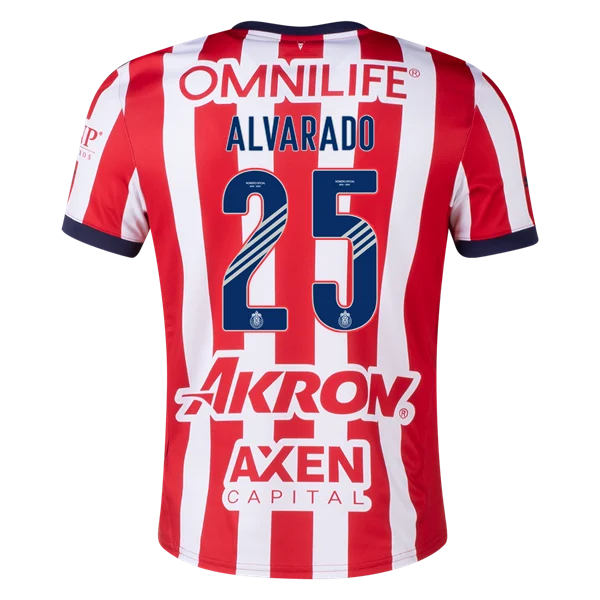 Men's Replica R. Alvarado Chivas Home Jersey 24/25