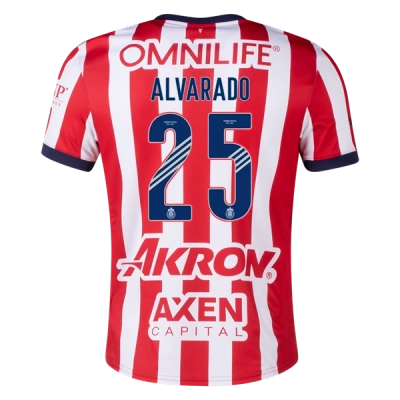 Men's Replica R. Alvarado Chivas Home Jersey 24/25 01