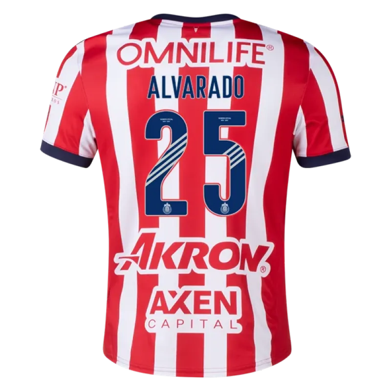 Men's Replica R. Alvarado Chivas Home Jersey 24/25