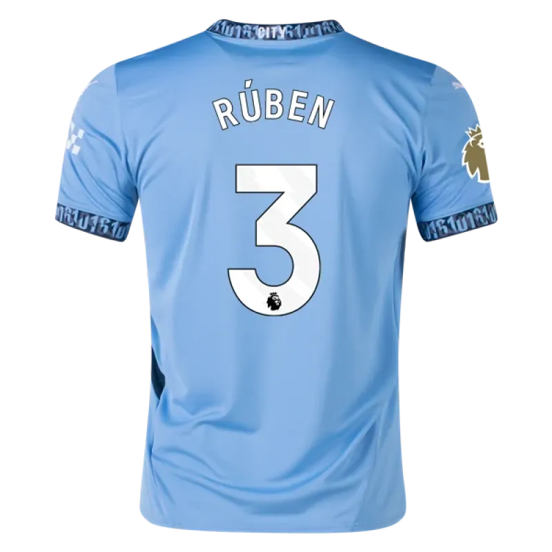 Men's Replica Ruben Manchester City Home Jersey 24/25