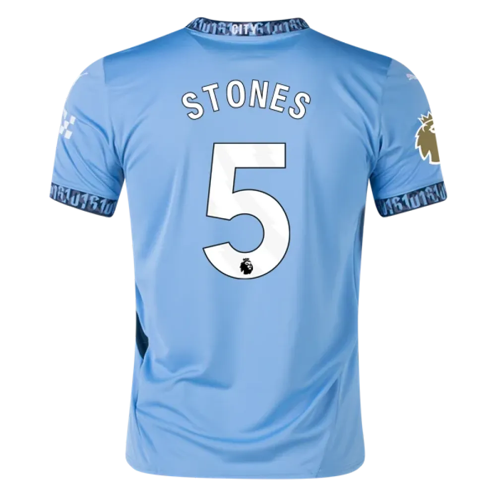 Men's Replica Stones Manchester City Home Jersey 24/25