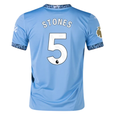 Men's Replica Stones Manchester City Home Jersey 24/25 01