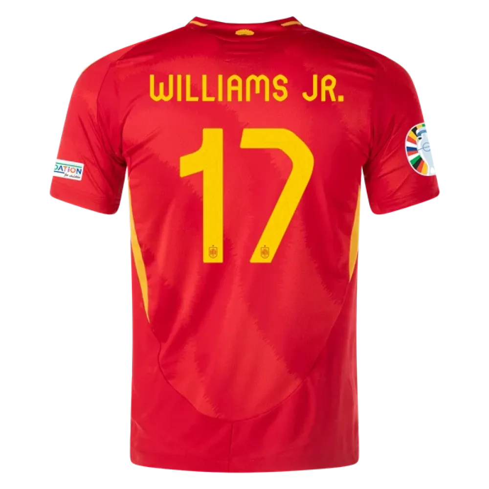 Nico Williams Spain 24/25 Player Home Jersey