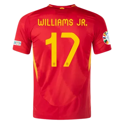 Nico Williams Spain 24/25 Player Home Jersey 01