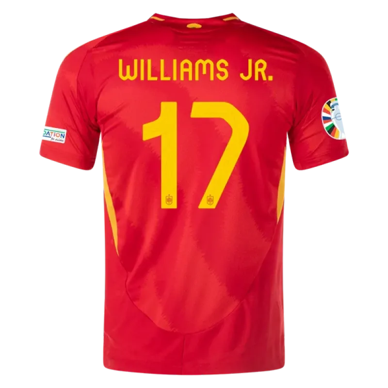 Nico Williams Spain 24/25 Player Home Jersey