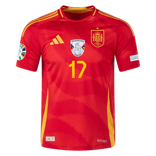 Nico Williams Spain 24/25 Player Home Jersey