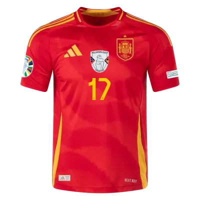 Nico Williams Spain 24/25 Player Home Jersey 02
