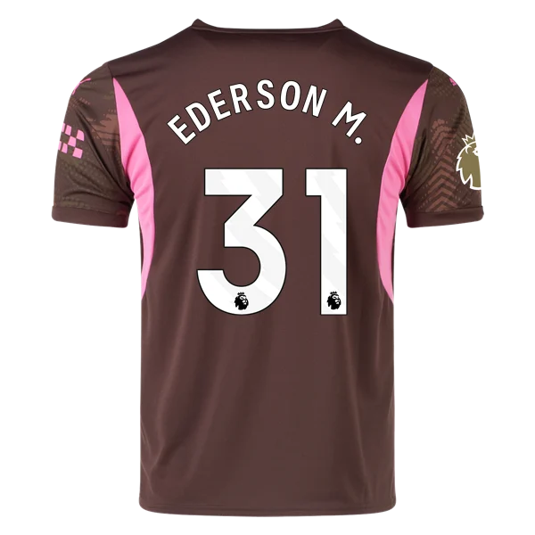 Ederson M. Manchester City Goalkeeper Jersey 24/25