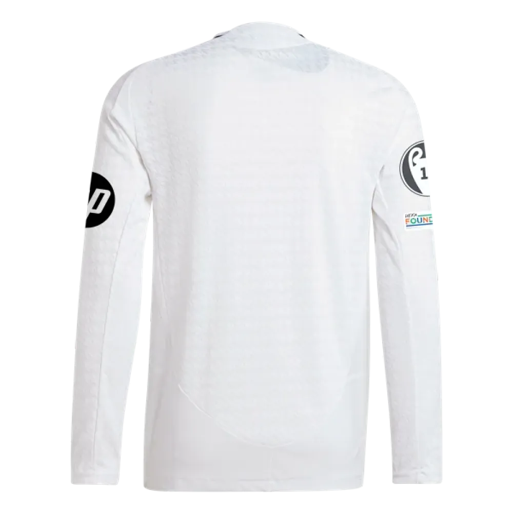 Real Madrid 24/25 Player UCL Long Sleeve Home Jersey