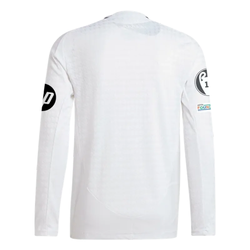 Real Madrid 24/25 Player UCL Long Sleeve Home Jersey