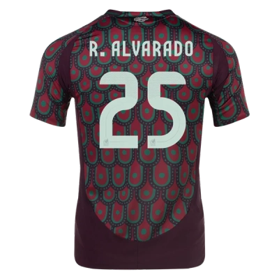 Roberto Alvarado Mexico 24/25 Player Home Jersey 01