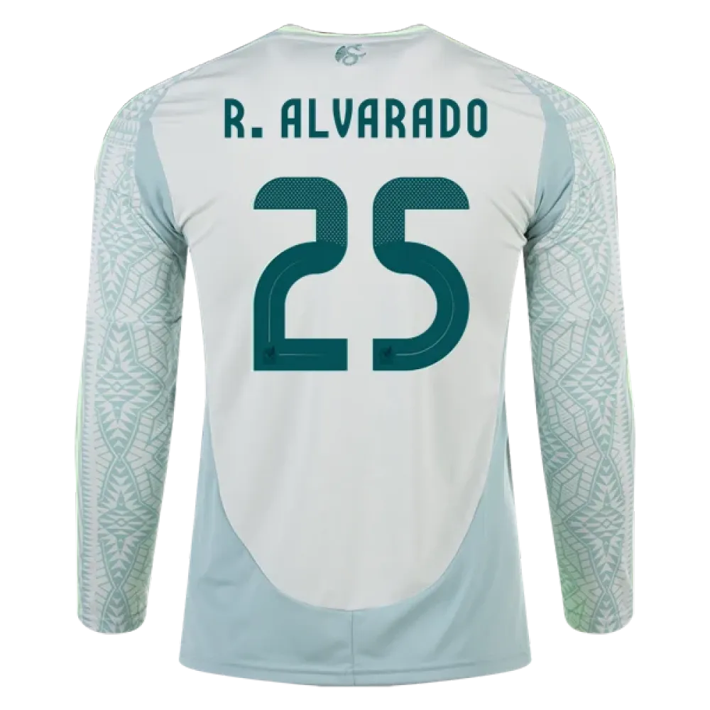 Roberto Alvarado Mexico 24/25 Long Sleeve Replica Away Jersey