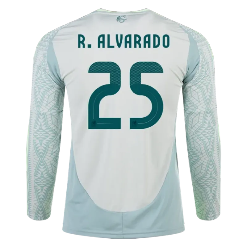 Roberto Alvarado Mexico 24/25 Long Sleeve Replica Away Jersey