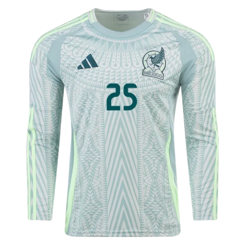 Roberto Alvarado Mexico 24/25 Long Sleeve Replica Away Jersey