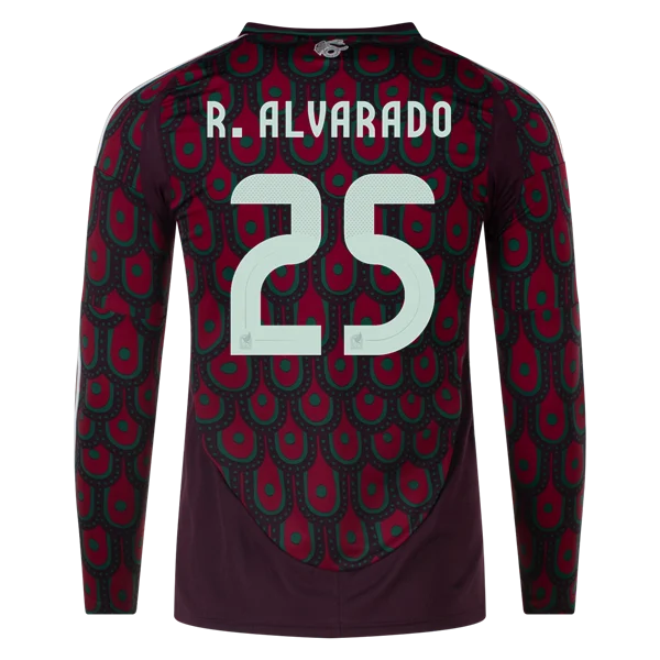 Roberto Alvarado Mexico 24/25 Long Sleeve Replica Home Jersey