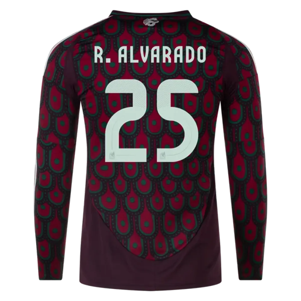 Roberto Alvarado Mexico 24/25 Long Sleeve Replica Home Jersey