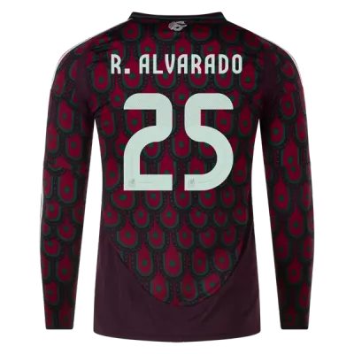 Roberto Alvarado Mexico 24/25 Long Sleeve Replica Home Jersey 01