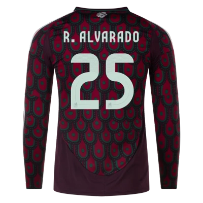 Roberto Alvarado Mexico 24/25 Long Sleeve Replica Home Jersey 01