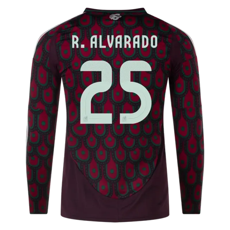 Roberto Alvarado Mexico 24/25 Long Sleeve Replica Home Jersey
