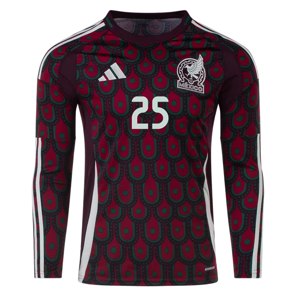 Roberto Alvarado Mexico 24/25 Long Sleeve Replica Home Jersey