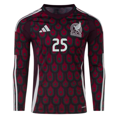 Roberto Alvarado Mexico 24/25 Long Sleeve Replica Home Jersey 02