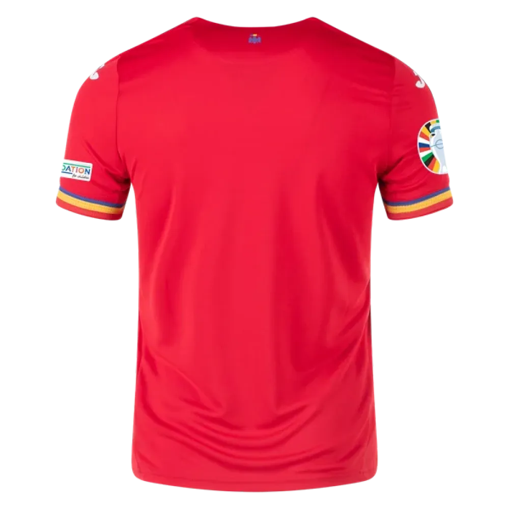 Romania 24/25 Away Euro Patch Jersey
