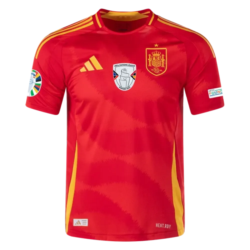Spain 24/25 Player Home Euro Patch Jersey