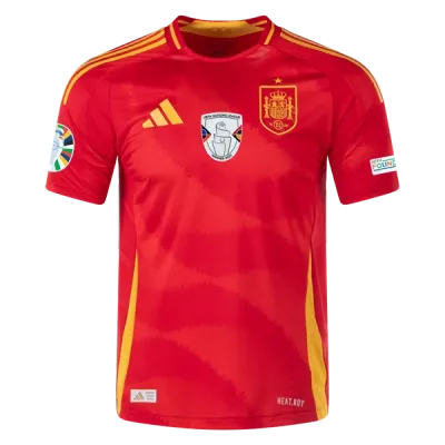 Spain 24/25 Player Home Euro Patch Jersey 01