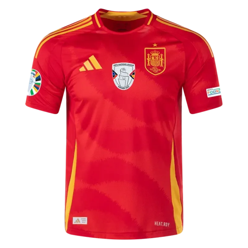 Spain 24/25 Player Home Euro Patch Jersey