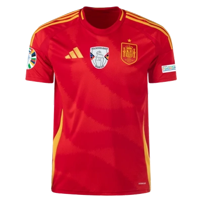Spain 24/25 Home Euro Patch Jersey 01