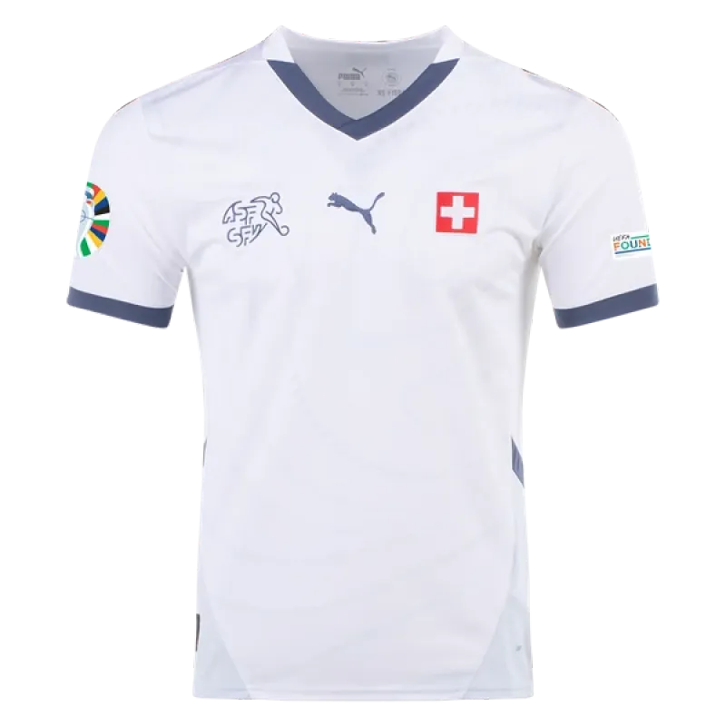 Switzerland 24/25 Away Euro Patch Jersey