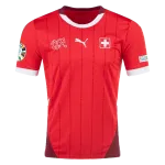 Switzerland 24/25 Home Euro Patch Jersey