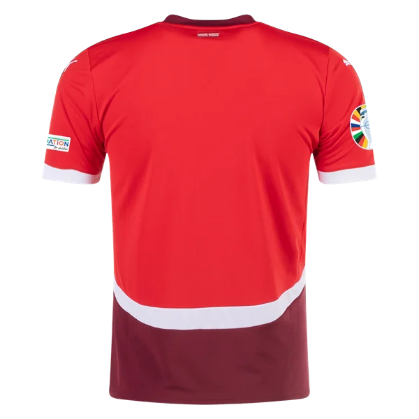 Switzerland 24/25 Home Euro Patch Jersey