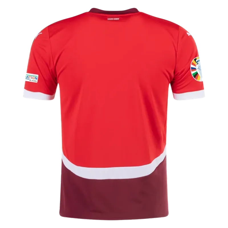Switzerland 24/25 Home Euro Patch Jersey