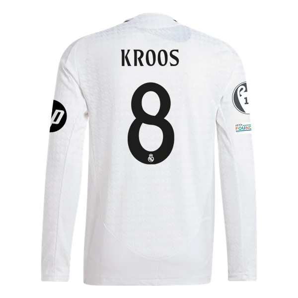 Toni Kroos Real Madrid 24/25 Player Long Sleeve Home Jersey