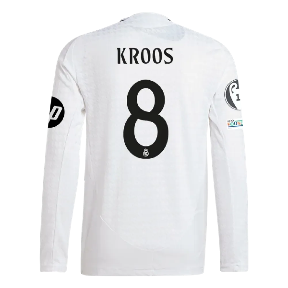 Toni Kroos Real Madrid 24/25 Player Long Sleeve Home Jersey