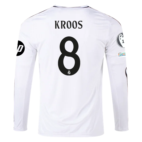 Toni Kroos Real Madrid 24/25 Long Sleeve Home Jersey