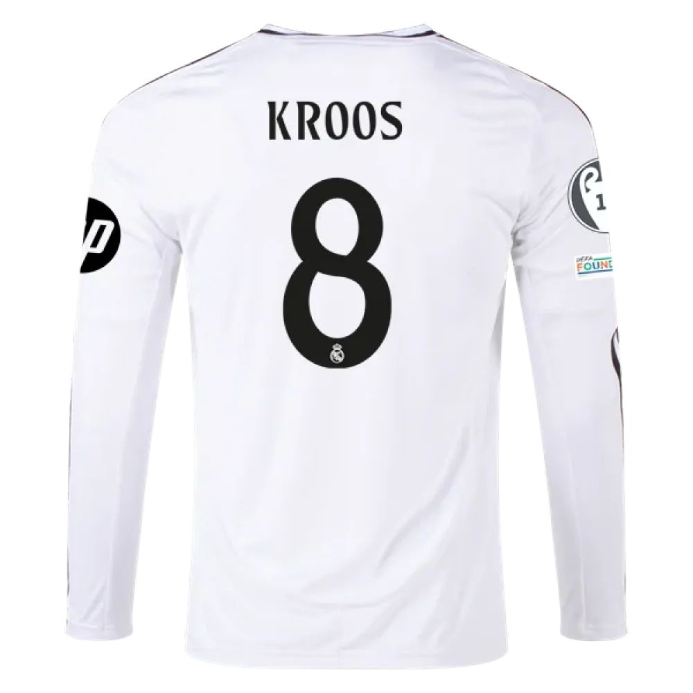 Toni Kroos Real Madrid 24/25 Long Sleeve Home Jersey