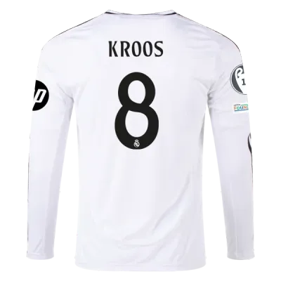 Toni Kroos Real Madrid 24/25 Long Sleeve Home Jersey 01