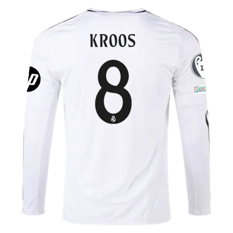 Toni Kroos Real Madrid 24/25 Long Sleeve Home Jersey