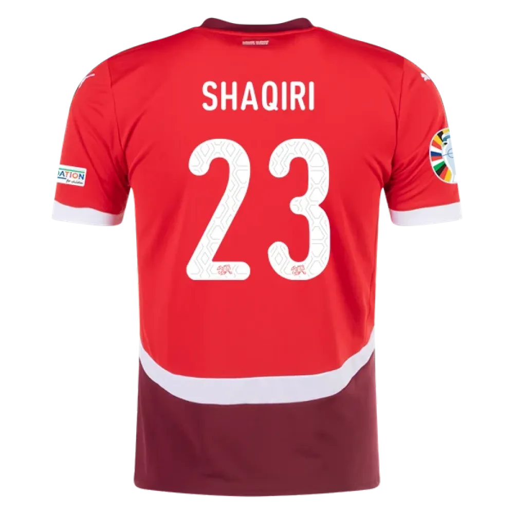 Xherdan Shaqiri Switzerland 24/25 Home Jersey