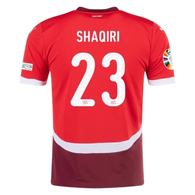 Xherdan Shaqiri Switzerland 24/25 Home Jersey 01